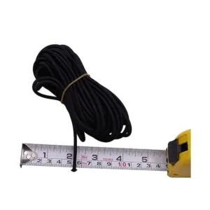 METER STAR Cuerda elástica negra de nailon elástica de_4