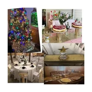 Pufogu Camino de mesa de lentejuelas brillantes de 12 x_6