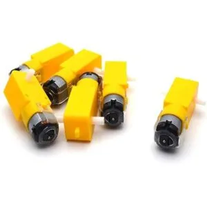 Gebildet 8pcs DC3V6V DC Geared Motor para aviones de_4