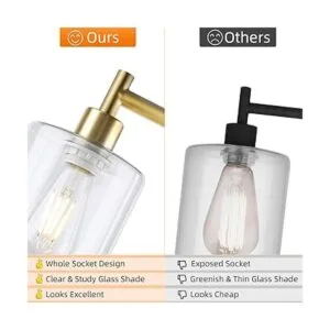 Lámpara de pie de diseño industrial con pantalla de cristal_2