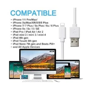 Cable de carga corto para teléfono 6 unidades de 1 pie_4