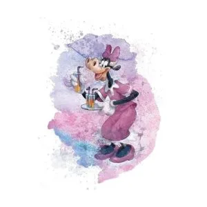 Mickey Mouse Juego de 8 impresiones de acuarela sin_4