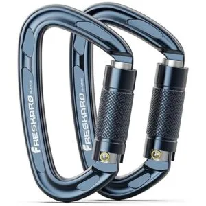 FresKaro 4inches Climbing Carabiner Clips UIAA Certified_1