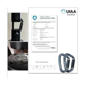 FresKaro 4inches Climbing Carabiner Clips UIAA Certified_5