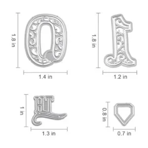 Plantillas metálicas de corte 1 pieza plantillas de metal_2