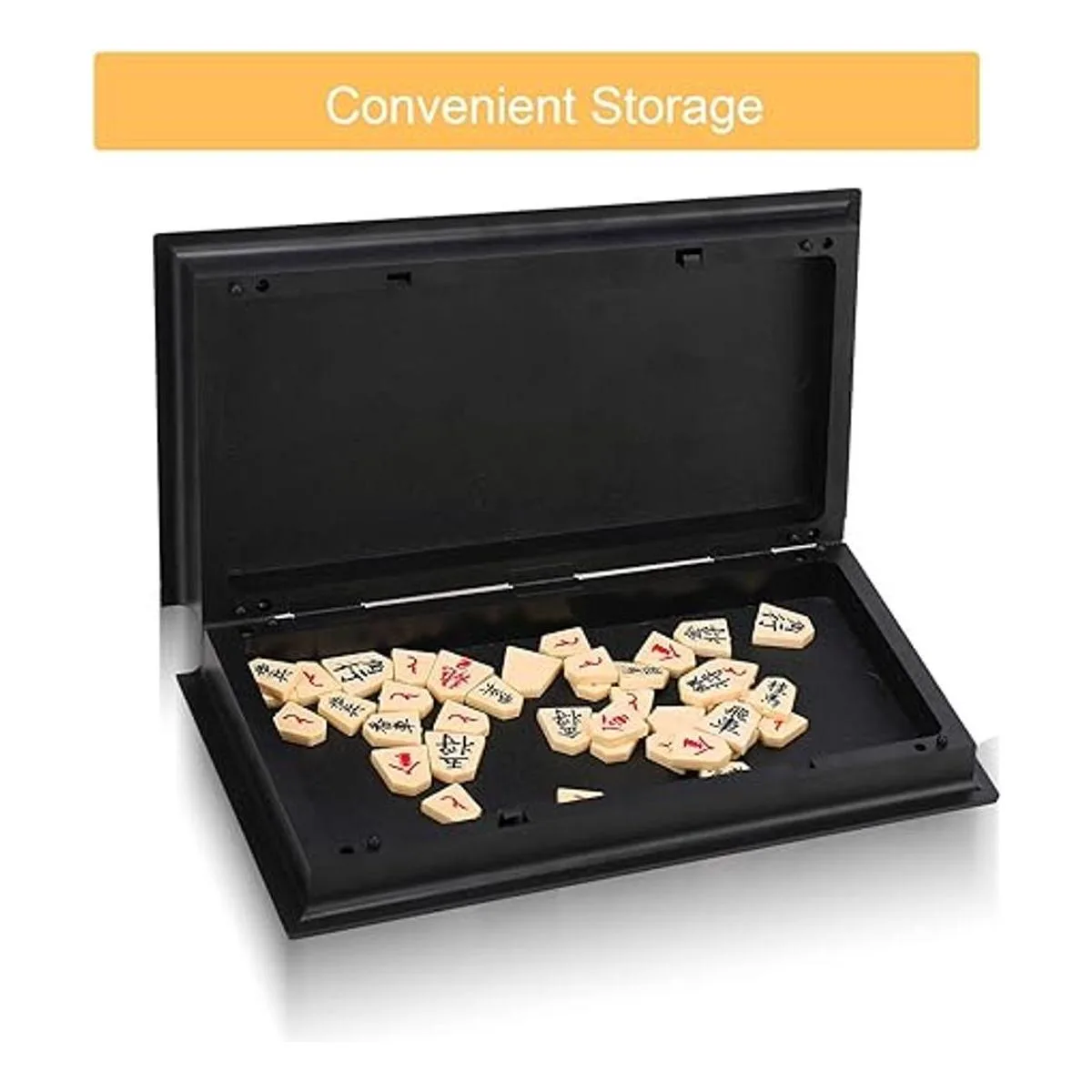 Quadpro Juego de mesa magnética japonesa Shogi con tablero_3