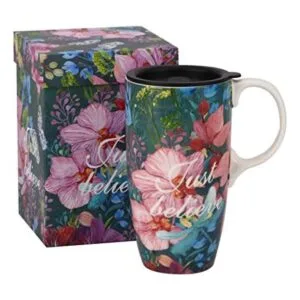 Taza de café de cerámica de 17 onzas con cajas de color y