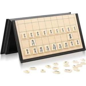 Quadpro Juego de mesa magnética japonesa Shogi con tablero_5