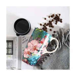 Taza de café de cerámica de 17 onzas con cajas de color y