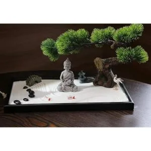 Meditación de mesa japonesa Zen Garden Gift Mesa_3