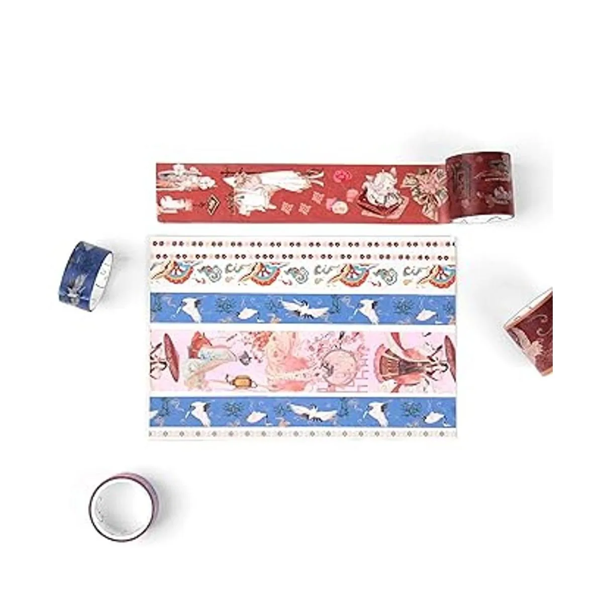 Dizdkizd Washi Juego de 100 rollos de cinta adhesiva de