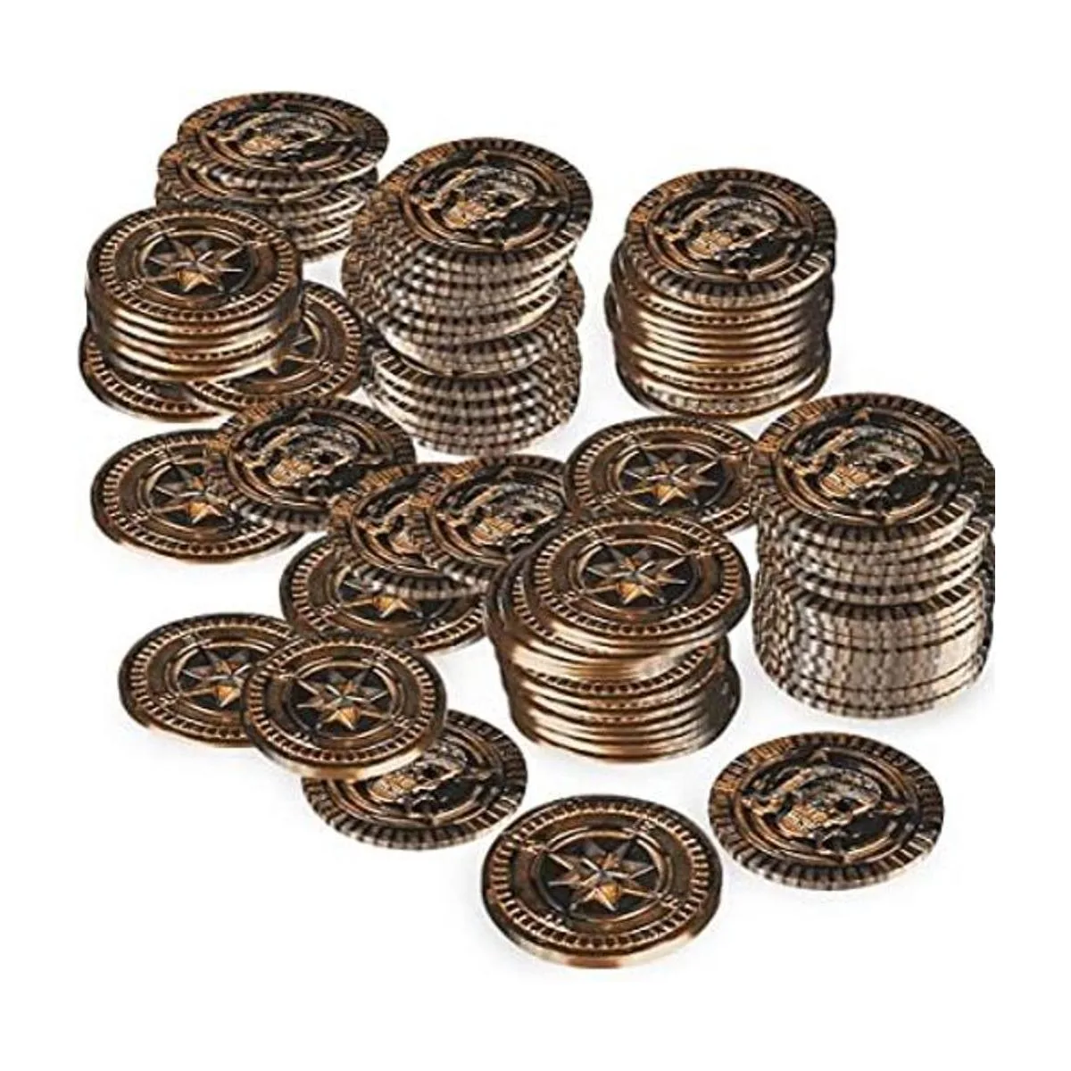 ArtCreativity 144 monedas de plástico pirata botines_1
