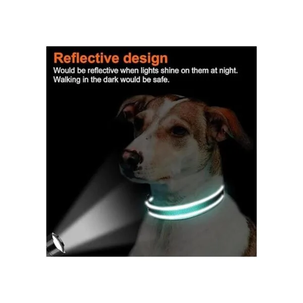 Joytale Collar reflectante para perro de neopreno suave_5