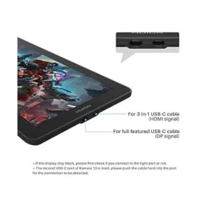 HUION Cable USB 3.1 GEN 2 DP para gráficos de dibujo_4