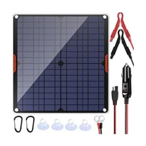 OYMSAE Cargador de batería con panel solar de 20 W12 V_1