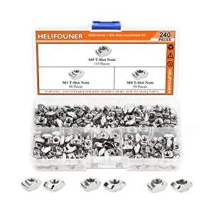HELIFOUNER 240 piezas de tuercas T de la serie 2020 M3 M4_1