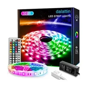 Tira de luces LED de 32.8 pies luces LED que cambian de_1