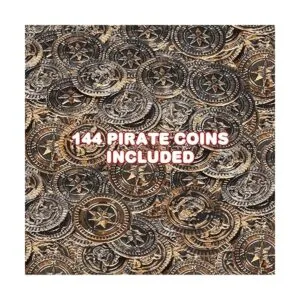 ArtCreativity 144 monedas de plástico pirata botines_2