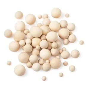 Beadthoven 90pcs 4 tamaño natural sin acabar cuentas de_2