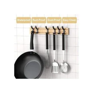 Anjuer Coat Hanger Clothes Rack 6 Active Hooks Heavy Duty