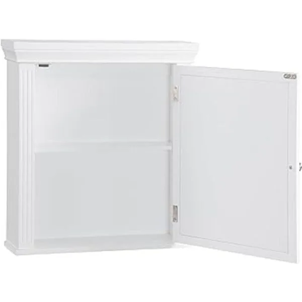 Elegant Home Fashions Detachabe Chestnut Armario de pared_5