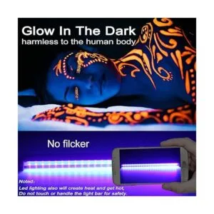 Barra de luz negra LED 10 W 1 pies USB portátil T5 UV_2