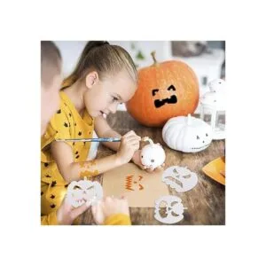 24 piezas de plantillas de calabaza de Halloween