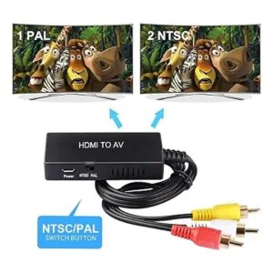 Convertidor HDMI a RCA HDMI a AV 3RCA CVBs compuesto de_4