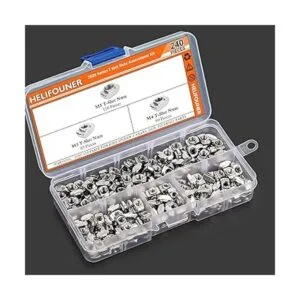 HELIFOUNER 240 piezas de tuercas T de la serie 2020 M3 M4_3