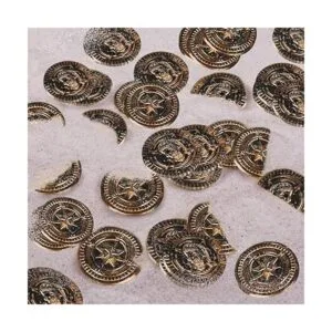 ArtCreativity 144 monedas de plástico pirata botines_4