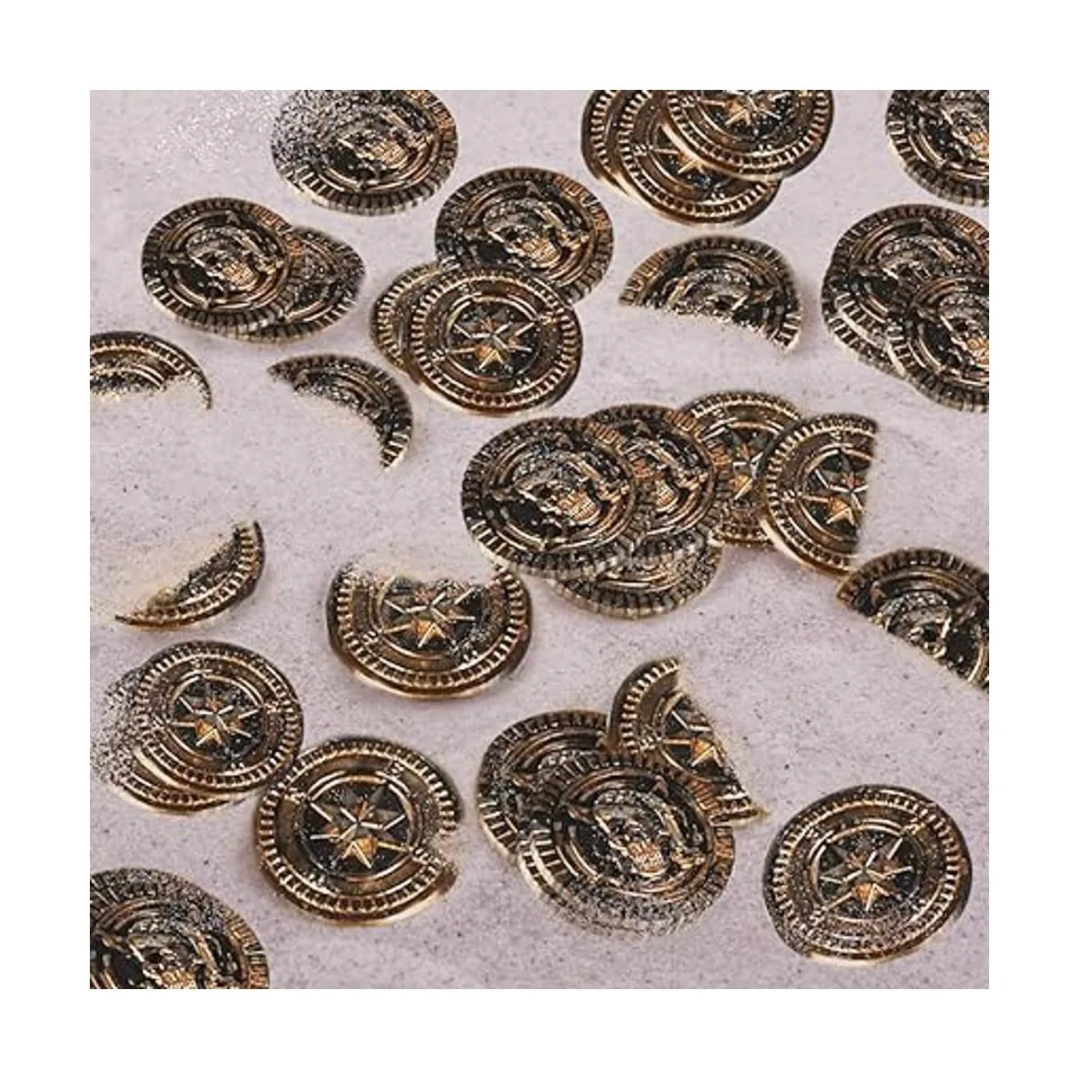 ArtCreativity 144 monedas de plástico pirata botines_4