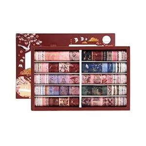 Dizdkizd Washi Juego de 100 rollos de cinta adhesiva de