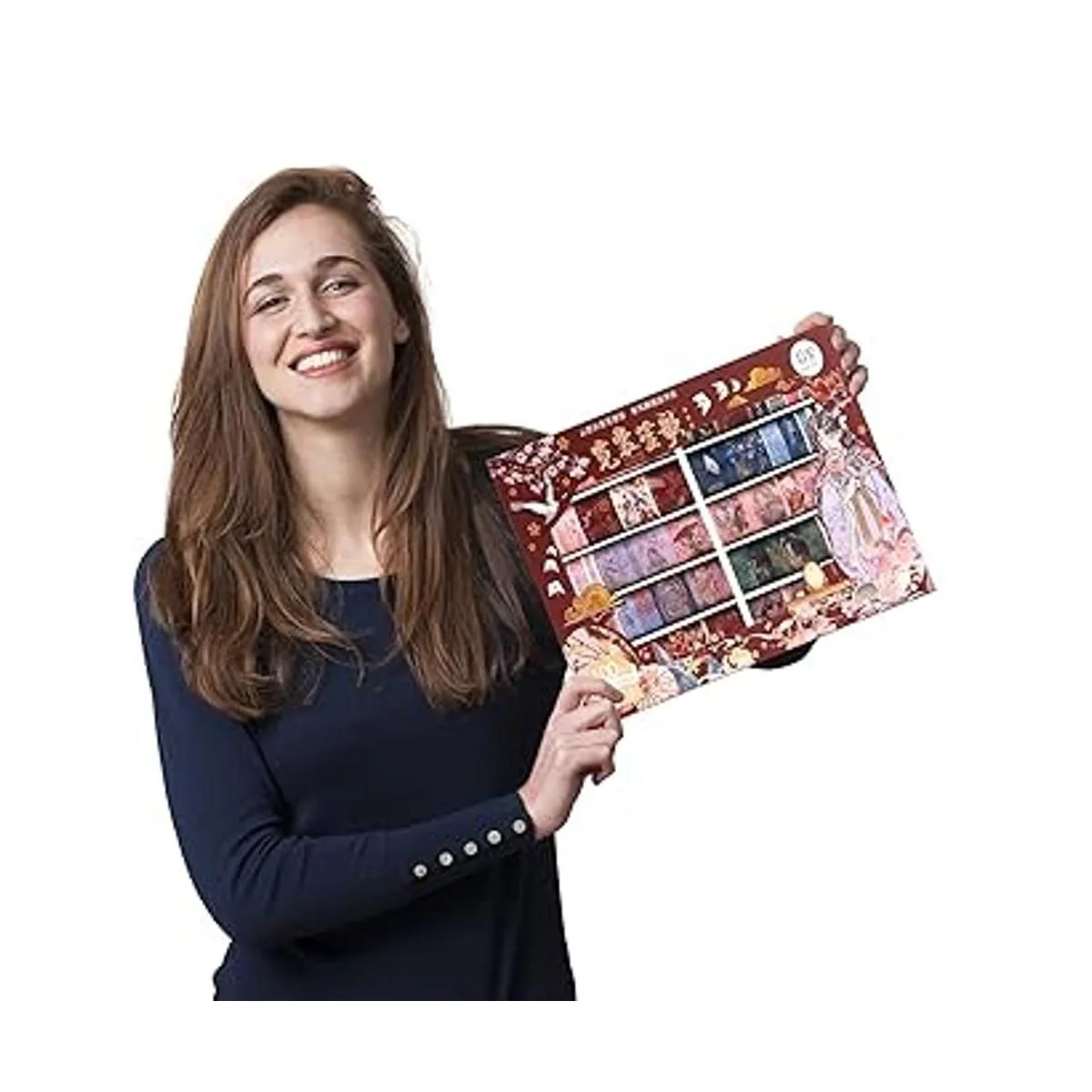 Dizdkizd Washi Juego de 100 rollos de cinta adhesiva de