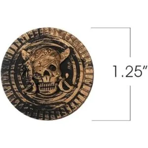 ArtCreativity 144 monedas de plástico pirata botines_3