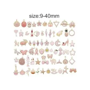 Dijes esmaltados 60 piezas de 30 pares de dijes con_5