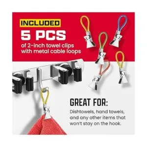 Effektivtools Soporte de pared para trapeador y escoba_6