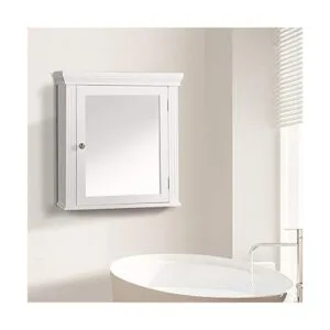 Elegant Home Fashions Detachabe Chestnut Armario de pared_4