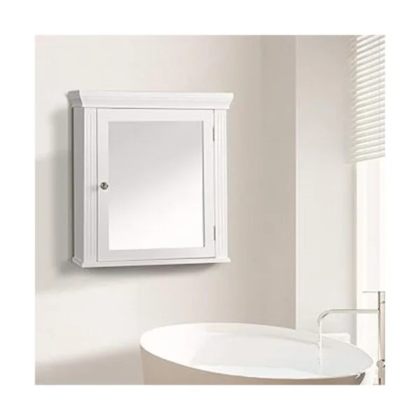 Elegant Home Fashions Detachabe Chestnut Armario de pared_4