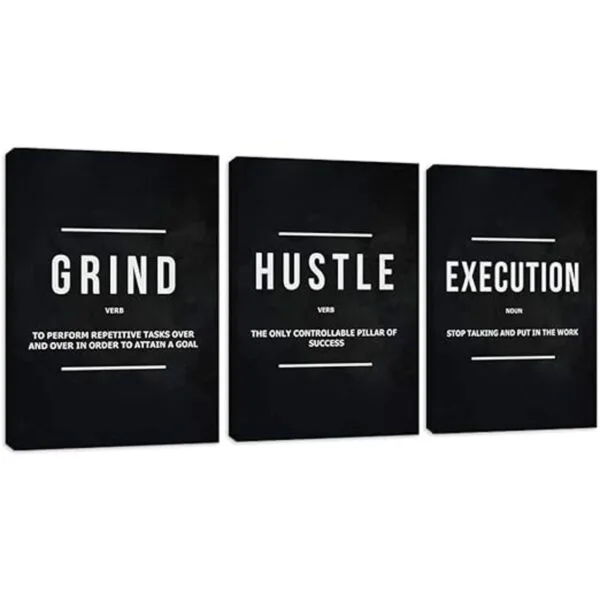 Lienzo motivacional para decoración de pared de oficina_1