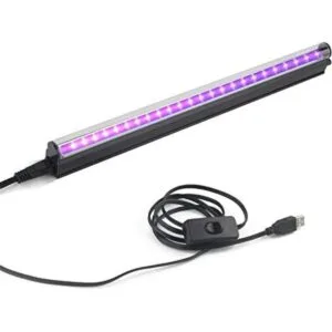 Barra de luz negra LED 10 W 1 pies USB portátil T5 UV_1