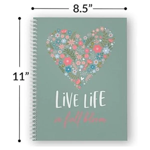 Libreta de tapa blanda Life In Full Bloom de 8.5 x 11.0_3