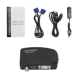 BNC a VGA S Video VGA a VGA Convertidor de CCTV Cámara PC_6
