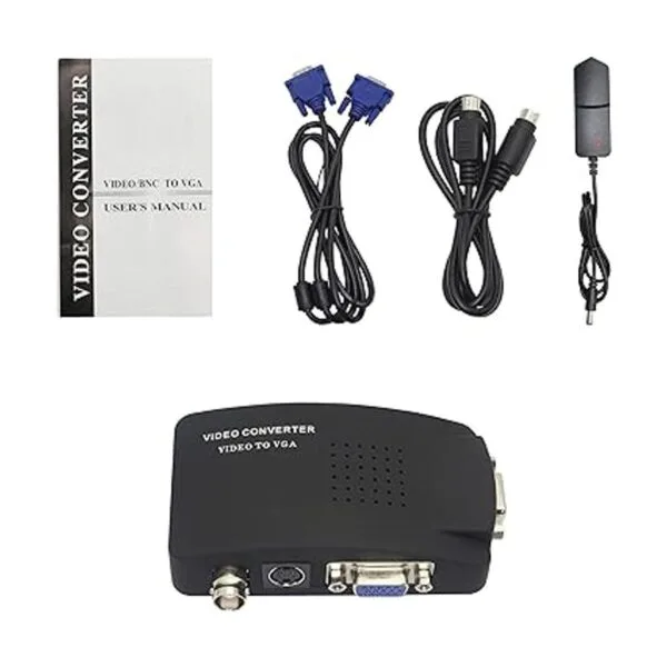 BNC a VGA S Video VGA a VGA Convertidor de CCTV Cámara PC_6