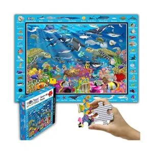 Think2Master Colorful Ocean Life Rompecabezas de 100_1