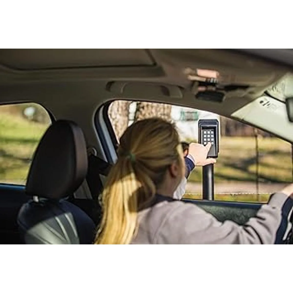 Mighty Mule MMK200 MMK201 Teclado inalámbrico digital negro_2