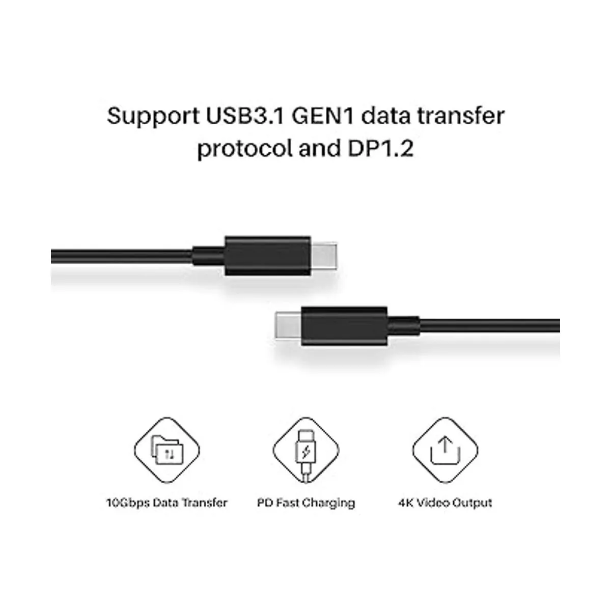HUION Cable USB 3.1 GEN 2 DP para gráficos de dibujo_3