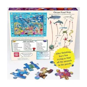 Think2Master Colorful Ocean Life Rompecabezas de 100_5