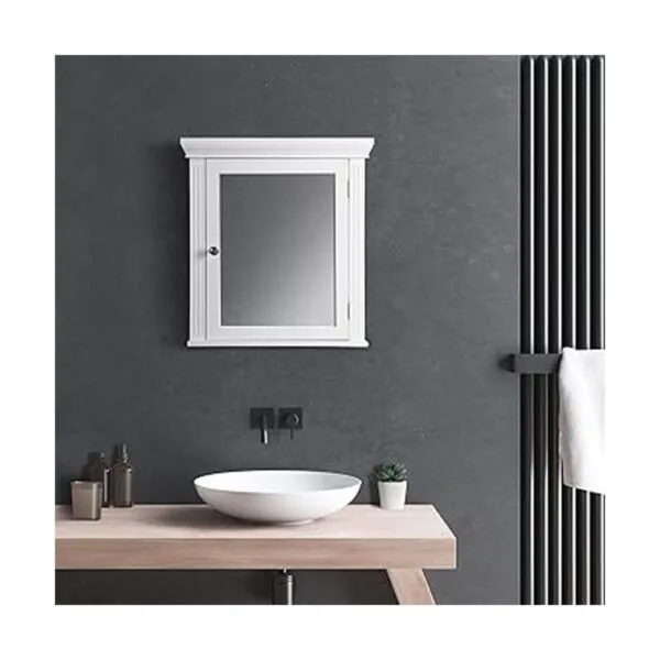 Elegant Home Fashions Detachabe Chestnut Armario de pared_2