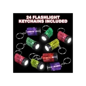 ArtCreativity Llaveros de mini linterna paquete de 24_2