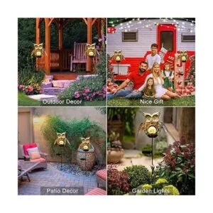 Go2garden Luces solares para exteriores estacas_2